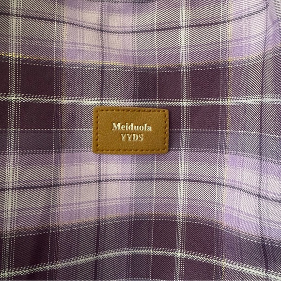 Matilda Jane Purple Plaid Women's Bag - Picture 7 of 7